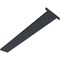 Ekena Millwork 2 1/2"W x 20"D Countertop Island Steel Heavy Duty Bracket w/ Flange, Powder Coated Black BKTM02X20IBPBL - alternate 2